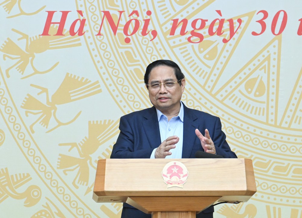 Politburo member, Prime Minister Pham Minh Chinh requested to strive to complete the entire "Quang Trung Campaign" by January 15, 2026. Photo: VGP