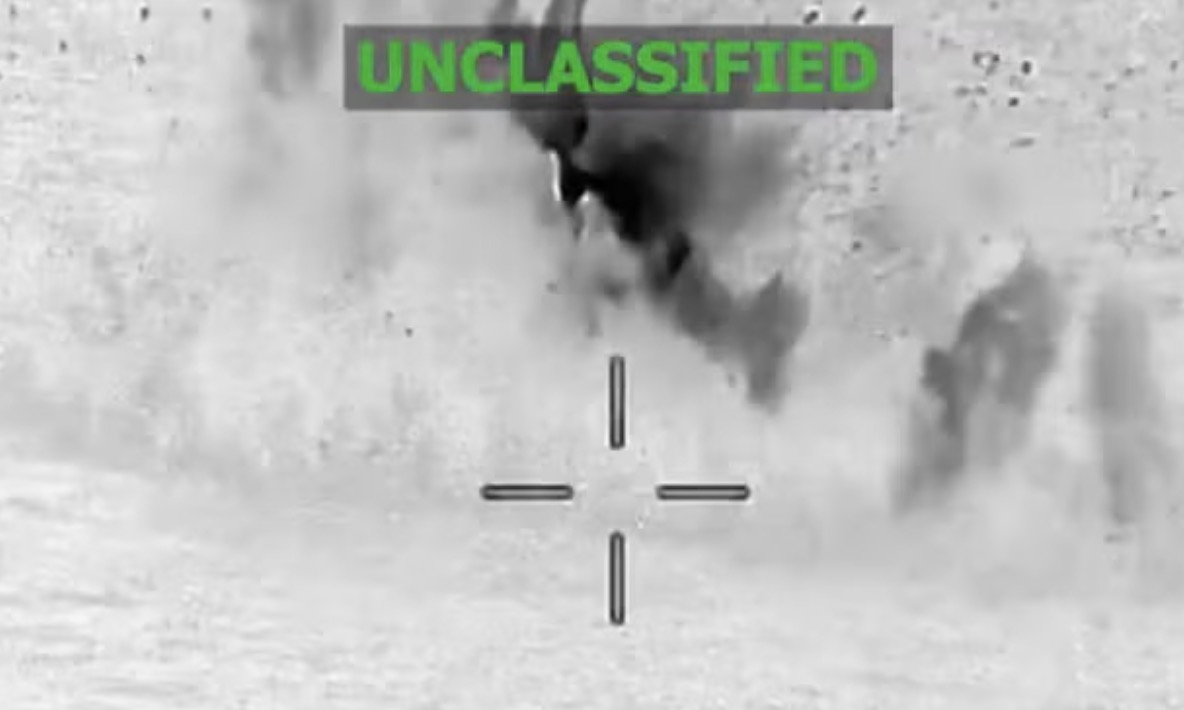 The CIA once attacked a Venezuelan seaport facility in December. Pictured is the US military's attack in the Caribbean and Eastern Pacific. Photo: US Southern Command