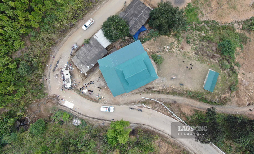 Khuc cua noi xay ra vu tai nan. Anh: Van Duc