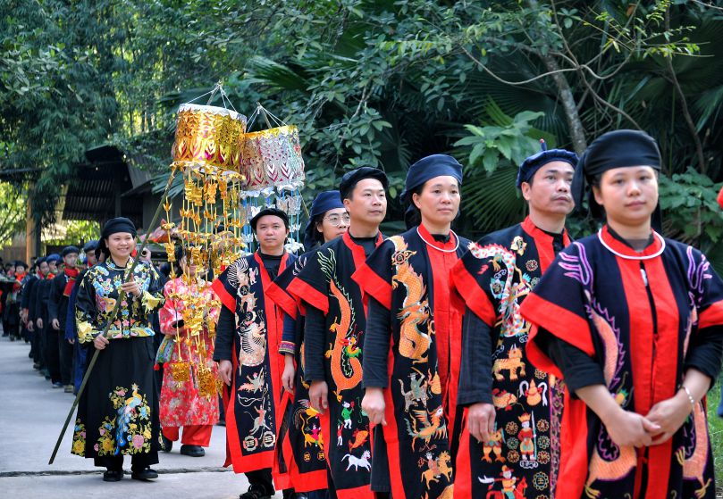 Tung bung Tet com moi cua nguoi Tay o Thai Nguyen. Anh: Viet Van