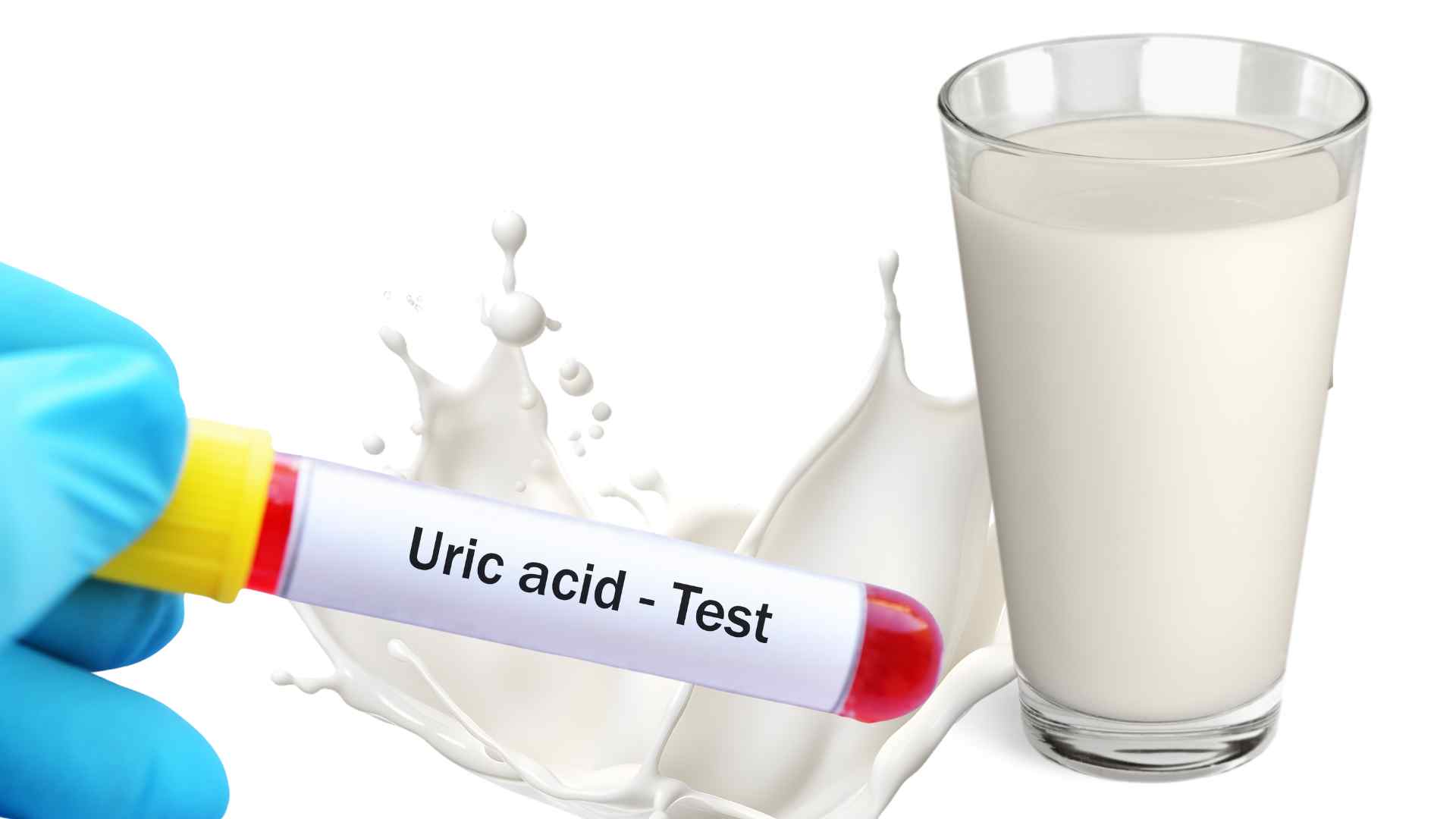Low-fat milk helps support the excretion of uric acid. Graphics: Ha May
