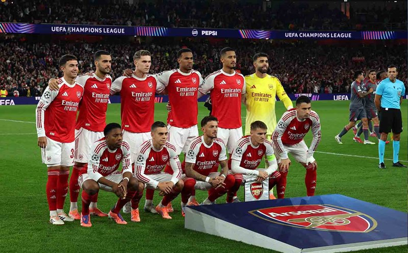Arsenal van dang da rat tot tai Champions League. Anh: AFP