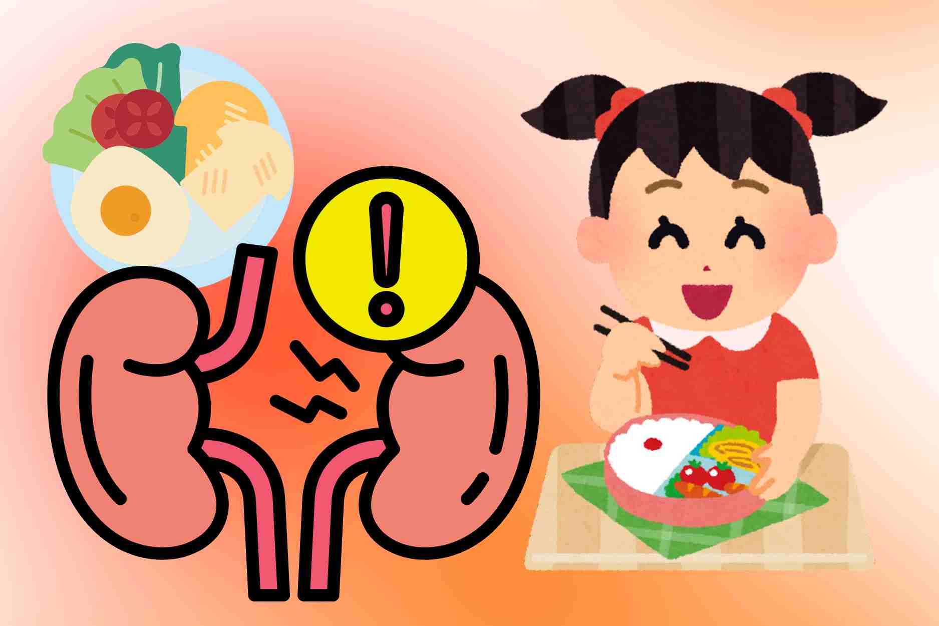 Reduce salt to protect kidneys, be careful to avoid overeating