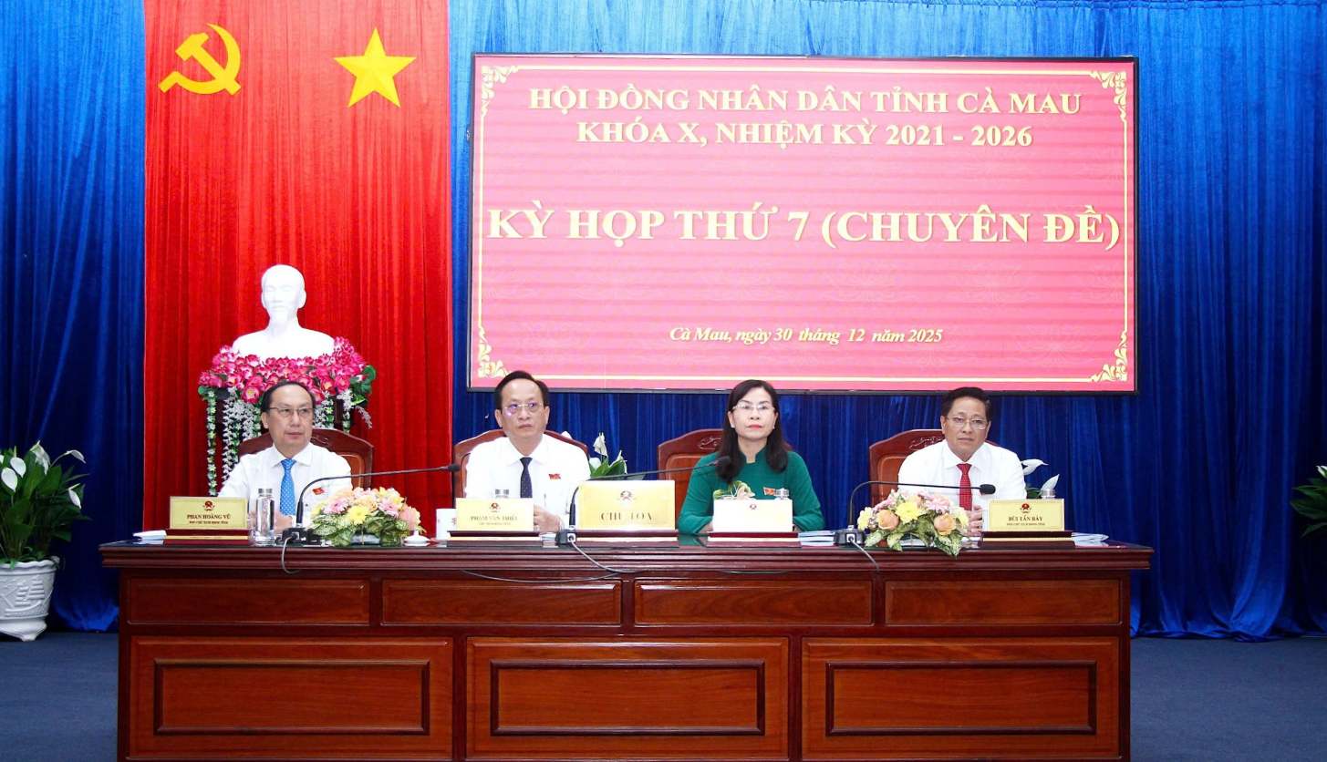 Ca Mau Provincial People's Council organizes a thematic meeting on December 30 Photo: Nhat Ho