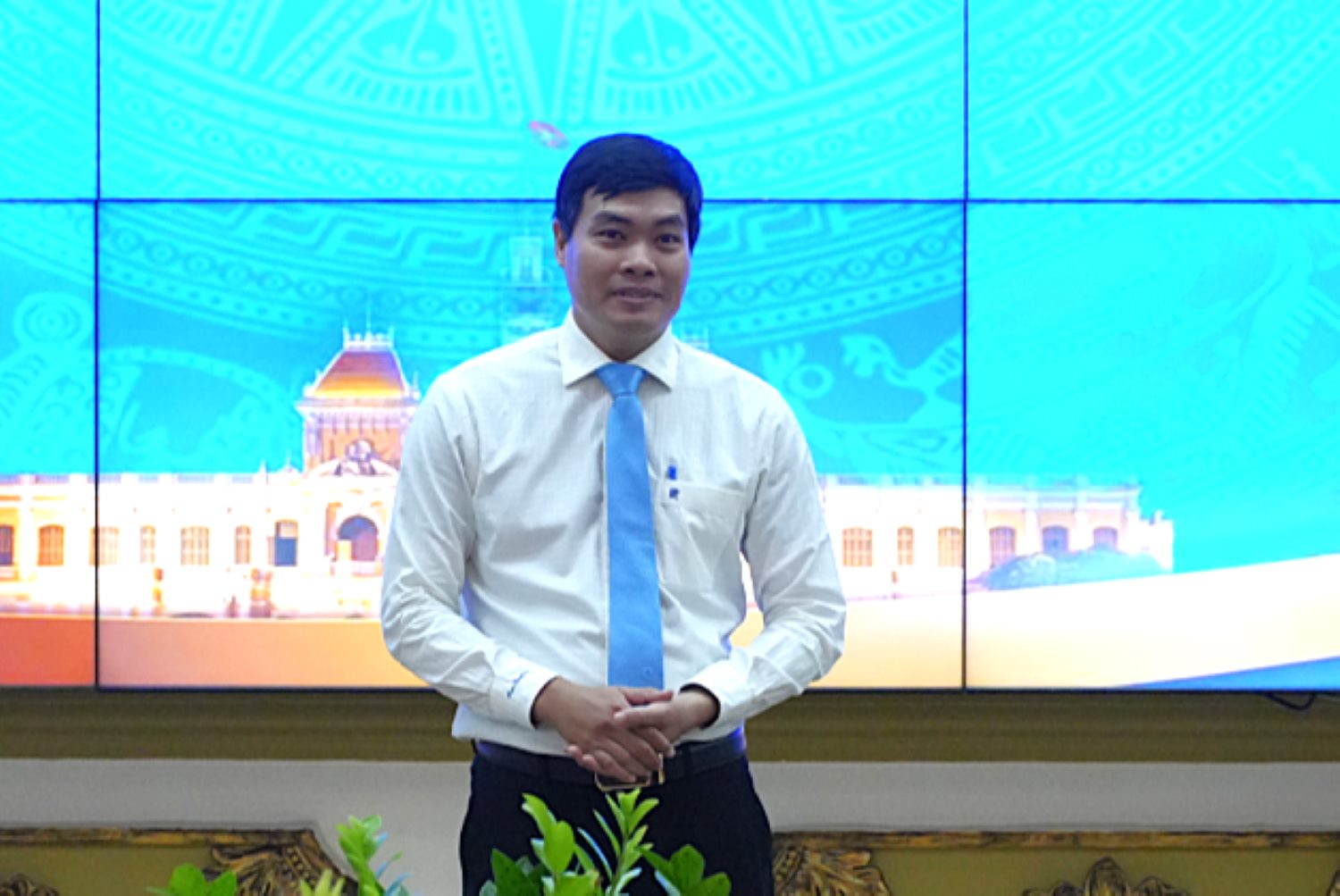 Mr. Nguyen Tuan Anh was appointed Director of the Ho Chi Minh City Public Administration Service Center. Photo: Minh Thu