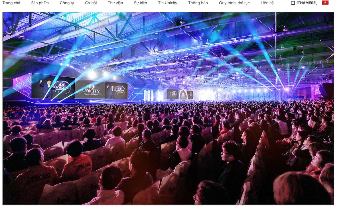 Unicity Marketing Vietnam Co., Ltd. was sanctioned by the National Competition Commission. Photo: Company Website