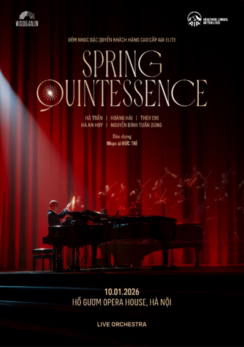 Poster dem nhac “Spring Quintessence” vao dip Nguyen Dan 2026