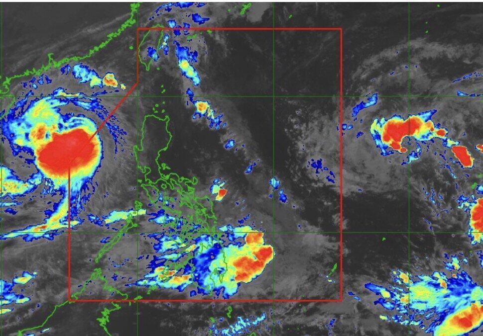 Rain forecast in many places during the 2026 New Year holiday. Photo: PAGASA