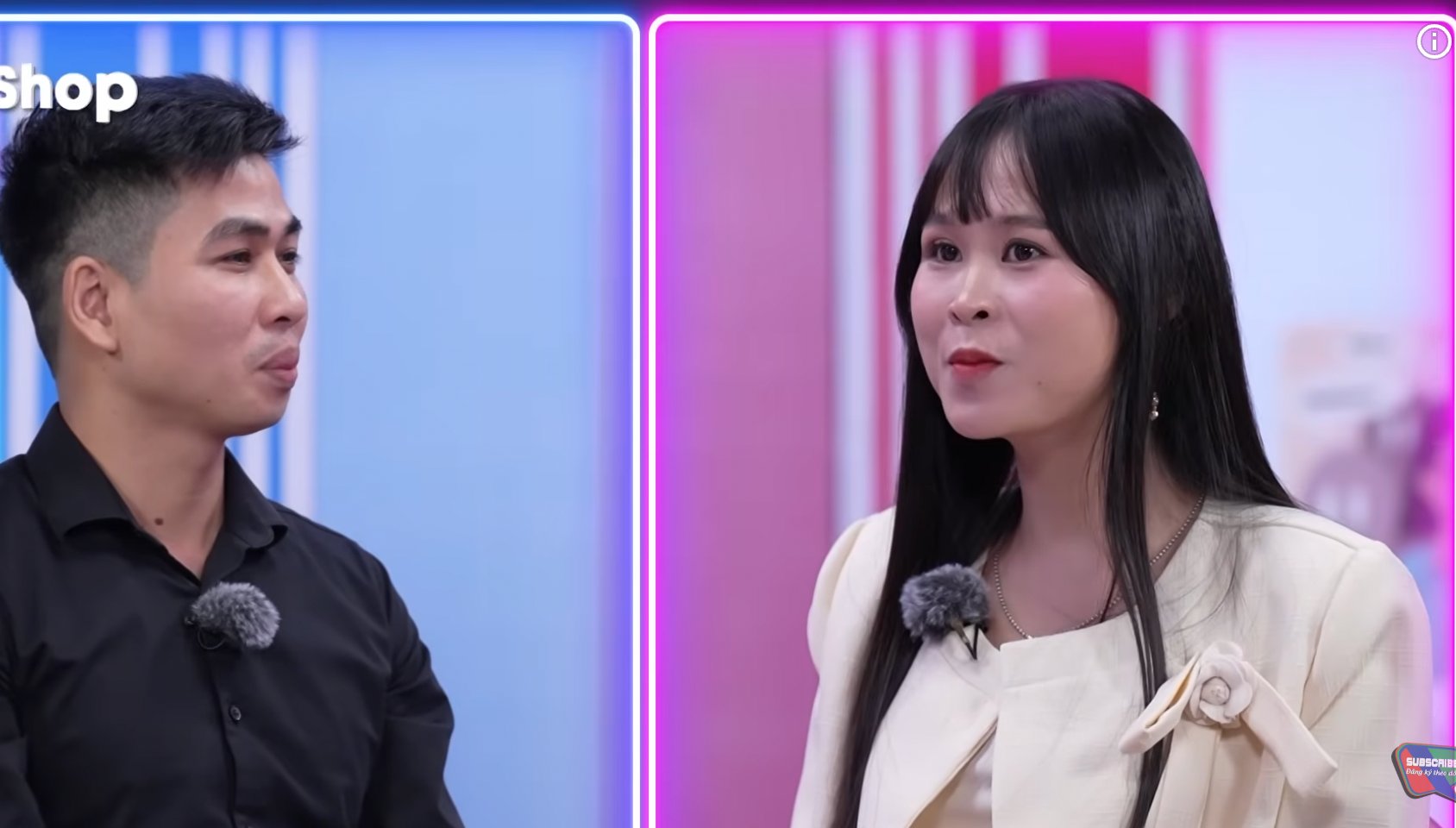 The couple was paired up for a date at the "Dreak Dinner" program. Photo: MCV Unit.