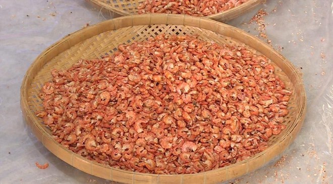Dried shrimp, when properly preserved, will retain its original delicious and sweet taste. Photo: Nguyen Anh