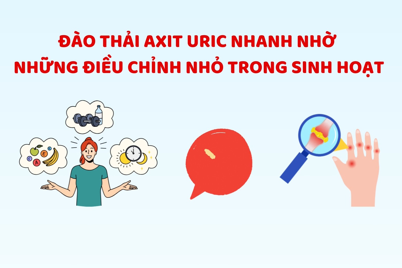 How to change lifestyle to eliminate uric acid