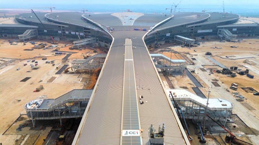 Overview of Long Thanh airport. Photo: ANH TU