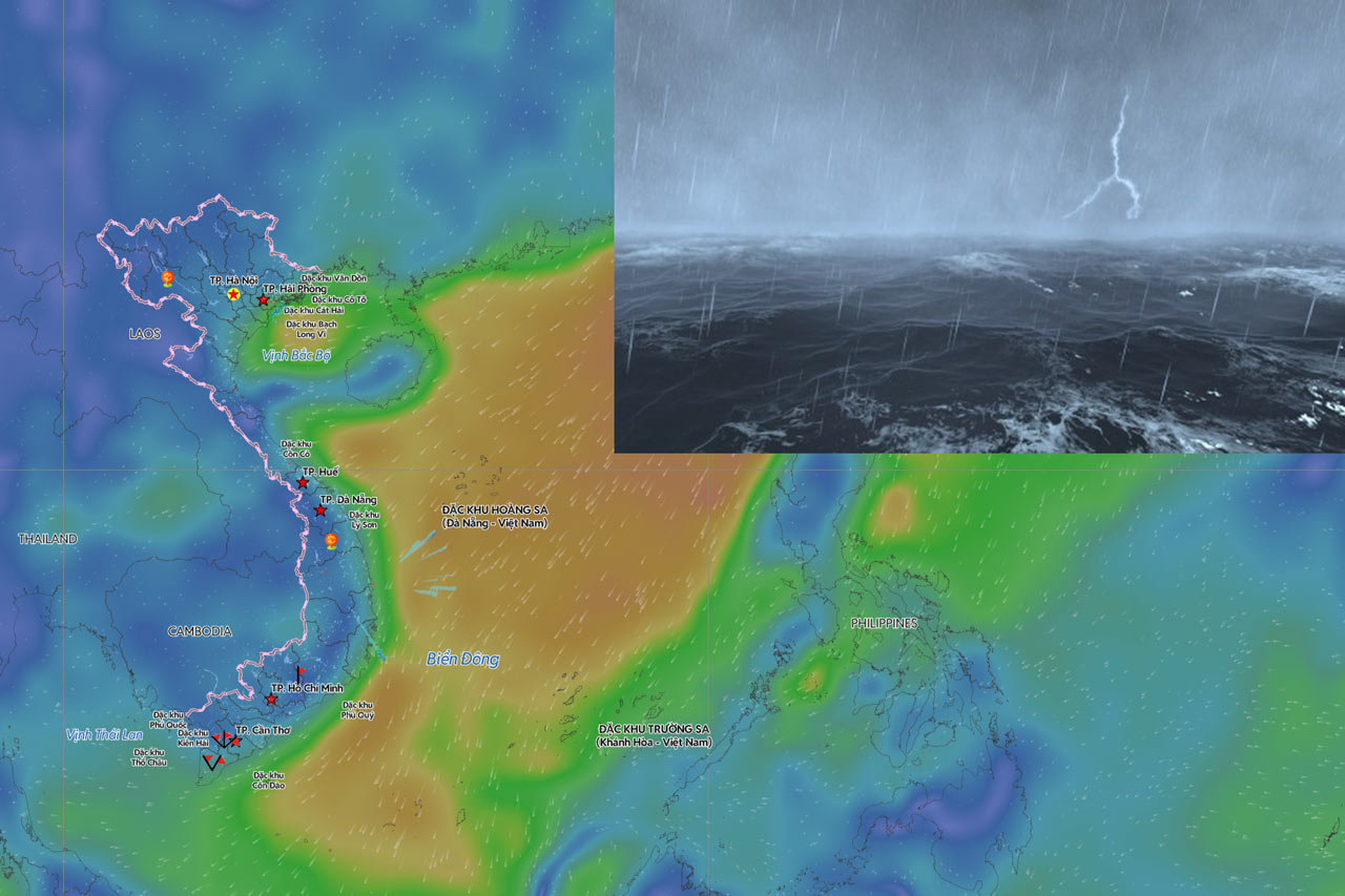 Weather forecast for the next 2 days due to strong cold air coming soon