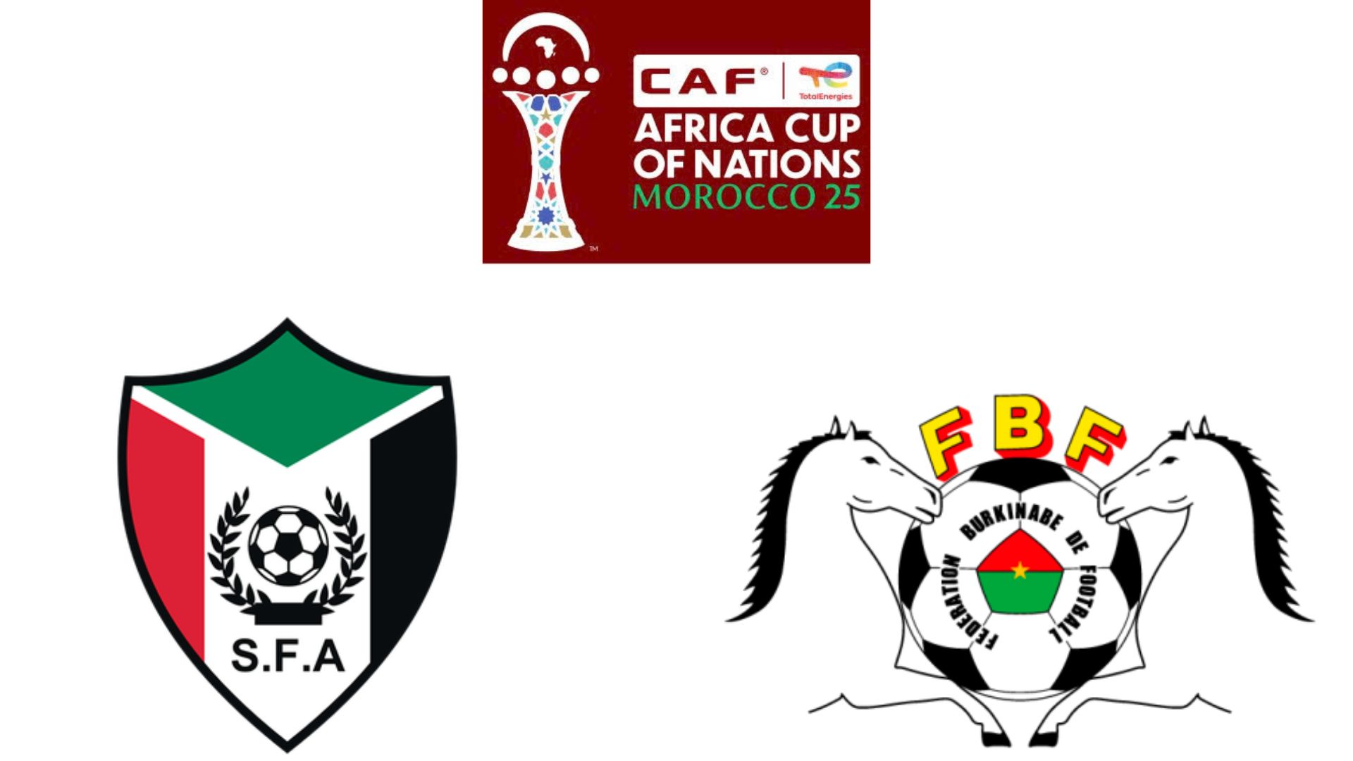 수단, 2025년 CAN컵에서 부르키나파소와 맞붙다. 그래픽: 반안