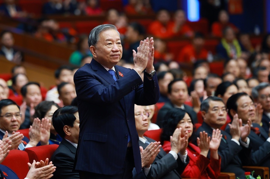 또 람 총비서, 제11차 애국 경쟁 대회 참석. 사진: 즈엉 지앙/TTXVN