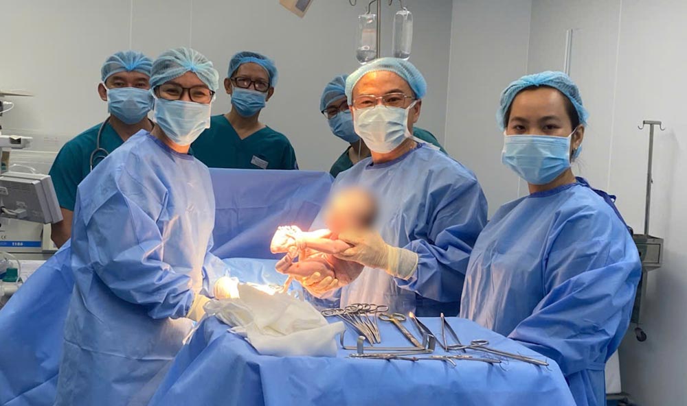 The pregnant woman was safely resuscitated by doctors at Tu Du Hospital (facility 2). Photo: Nguyen Ly