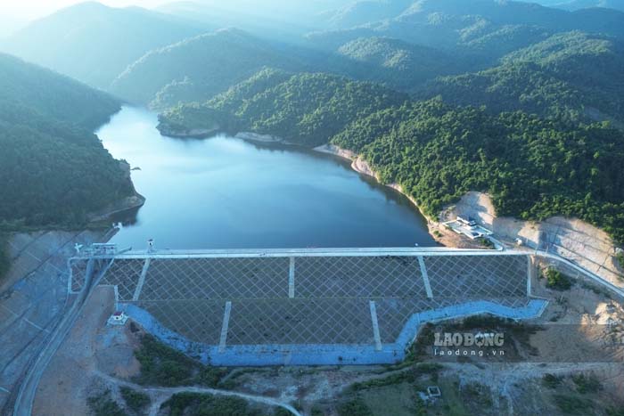 Huoi Trang Tai irrigation lake project, Thanh Nua commune, Dien Bien province. Photo: Quang Dat