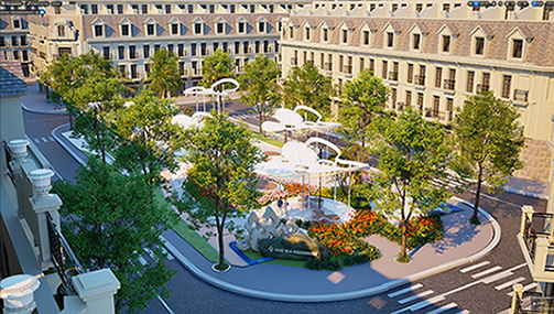 Phoi anh 3D noi khu du an Phu Gia Royal Park Quy Nhon. Anh: DN Cung cap