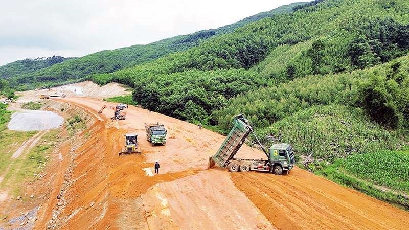 Tuyen Quang - Ha Giang Expressway phase 1. Photo: Duc Thang
