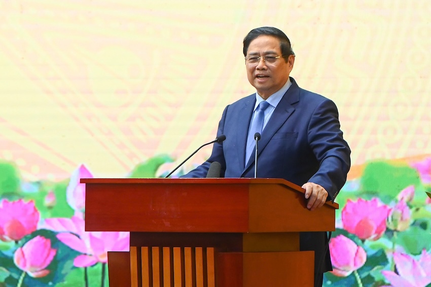 Thu tuong neu ro, nhung nam toi, Viet Nam van phai lay nong nghiep lam tru do, tiep tuc cong nghiep hoa, hien dai hoa. Anh: Tung Dinh. 