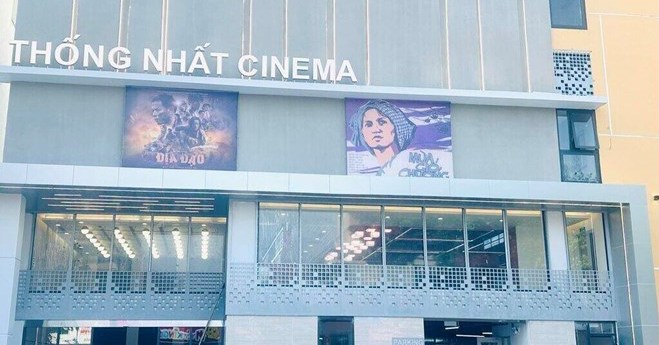 Thong Nhat cinema (Le Thanh Nghi ward, Hai Phong city) is renovated and upgraded in a modern direction. Photo: Ta Thuong