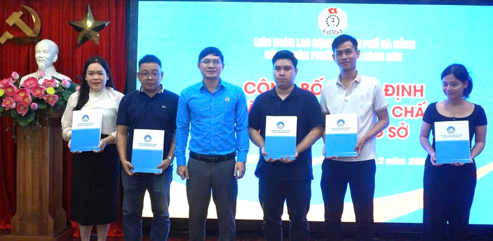 From July 1, 2025 to now, the Trade Union of Ngu Hanh Son Ward, Da Nang has newly established 19 grassroots trade unions. Photo: Ngu Hanh Son Trade Union.