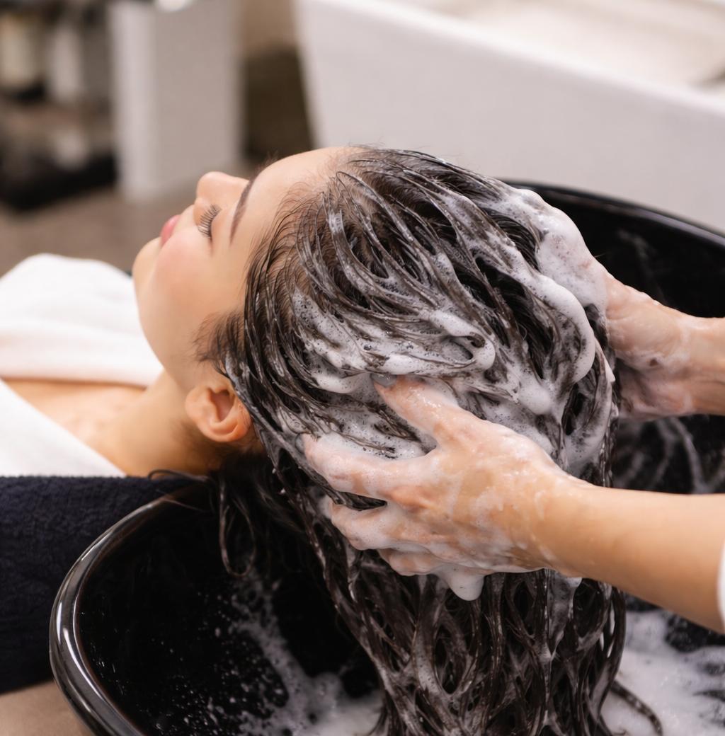 Recovering poor quality herbal bath and shampoo. Photo AI