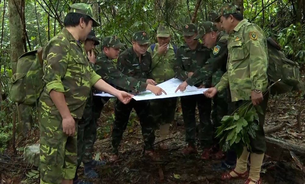 Protecting Phong Nha - Ke Bang forest from risks of encroachment. Photo: Cong Sang