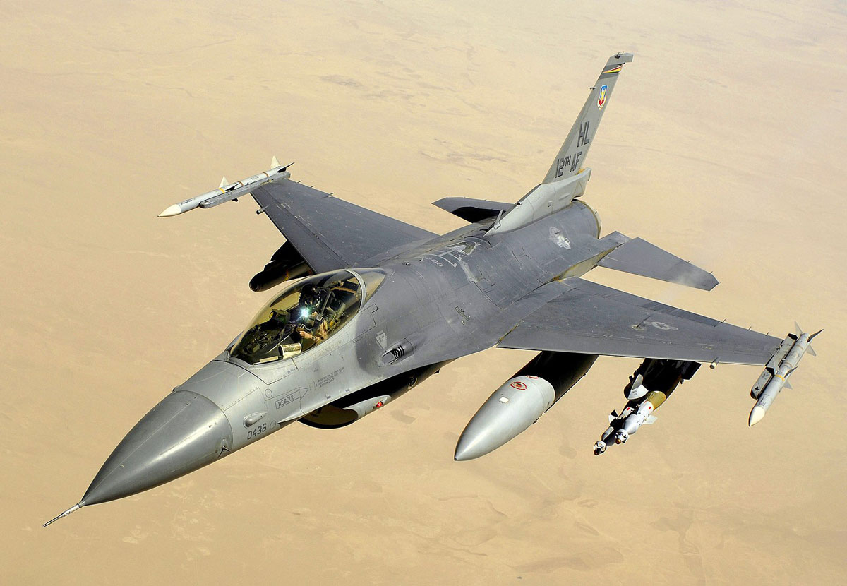 F-16 fighter jet. Photo: US Air Force