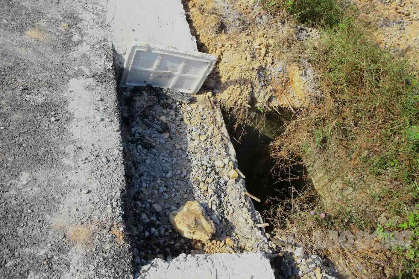 Cac vi tri da xay dung duoc phong vien ghi nhan. Anh: Cong Sang