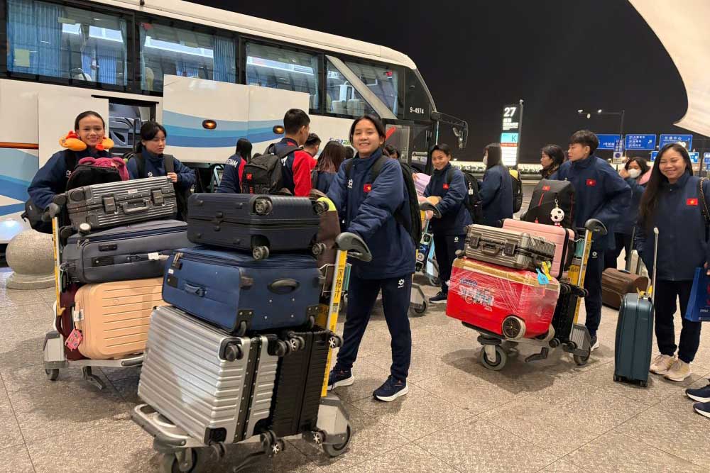 ベトナム女子フットサル代表が中国でのトレーニングキャンプを完了。写真:VFF