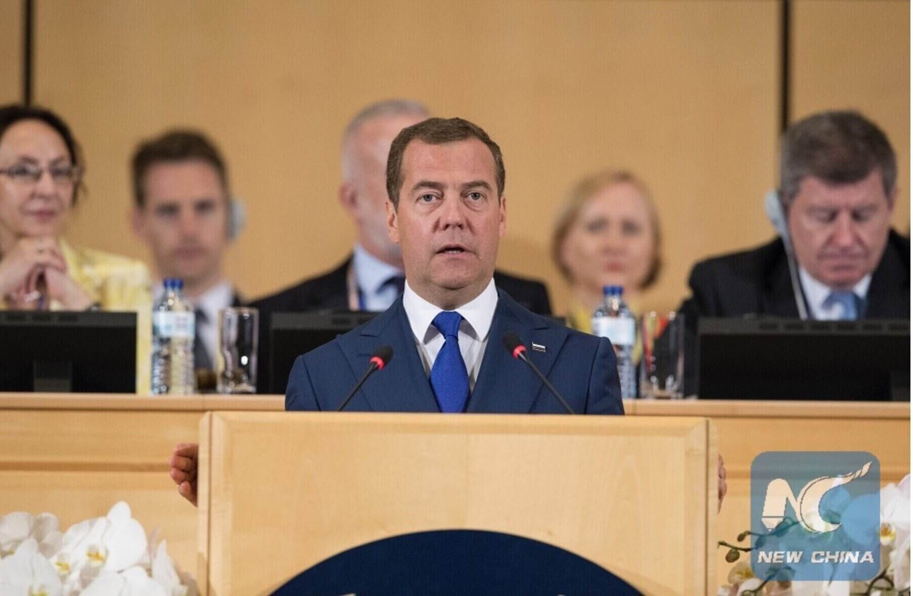 Deputy head of Russia's Security Council Dmitry Medvedev. Photo: Xinhua