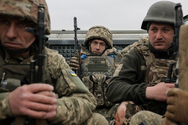 Ukrainian soldiers. Photo: Xinhua