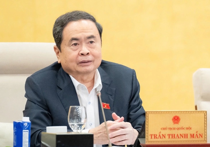 Chu tich Quoc hoi Tran Thanh Man. Anh: Gia Han