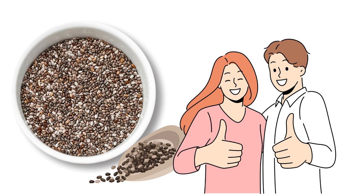 Add chia seeds to your diet to support weight loss. Graphics: Thanh Thanh