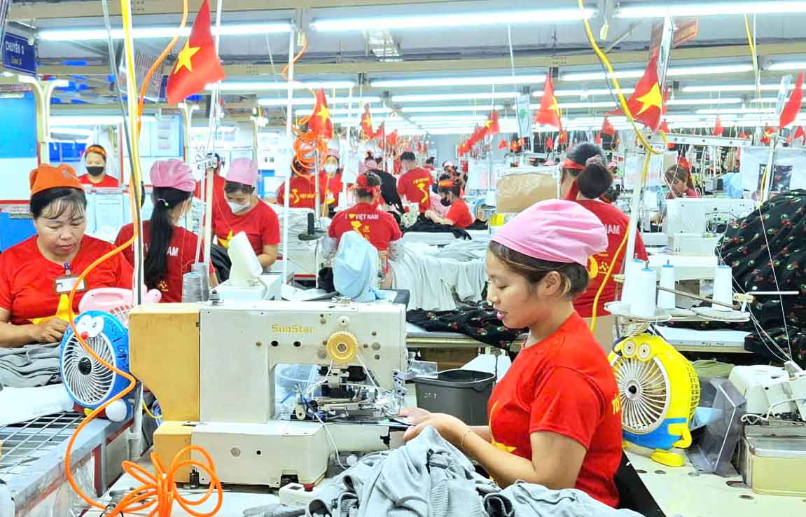 Tuyen Quangの各CDCSで、労働組合総会を歓迎する競争の雰囲気が活発です。写真:Tuyen Quang労働組合連盟.