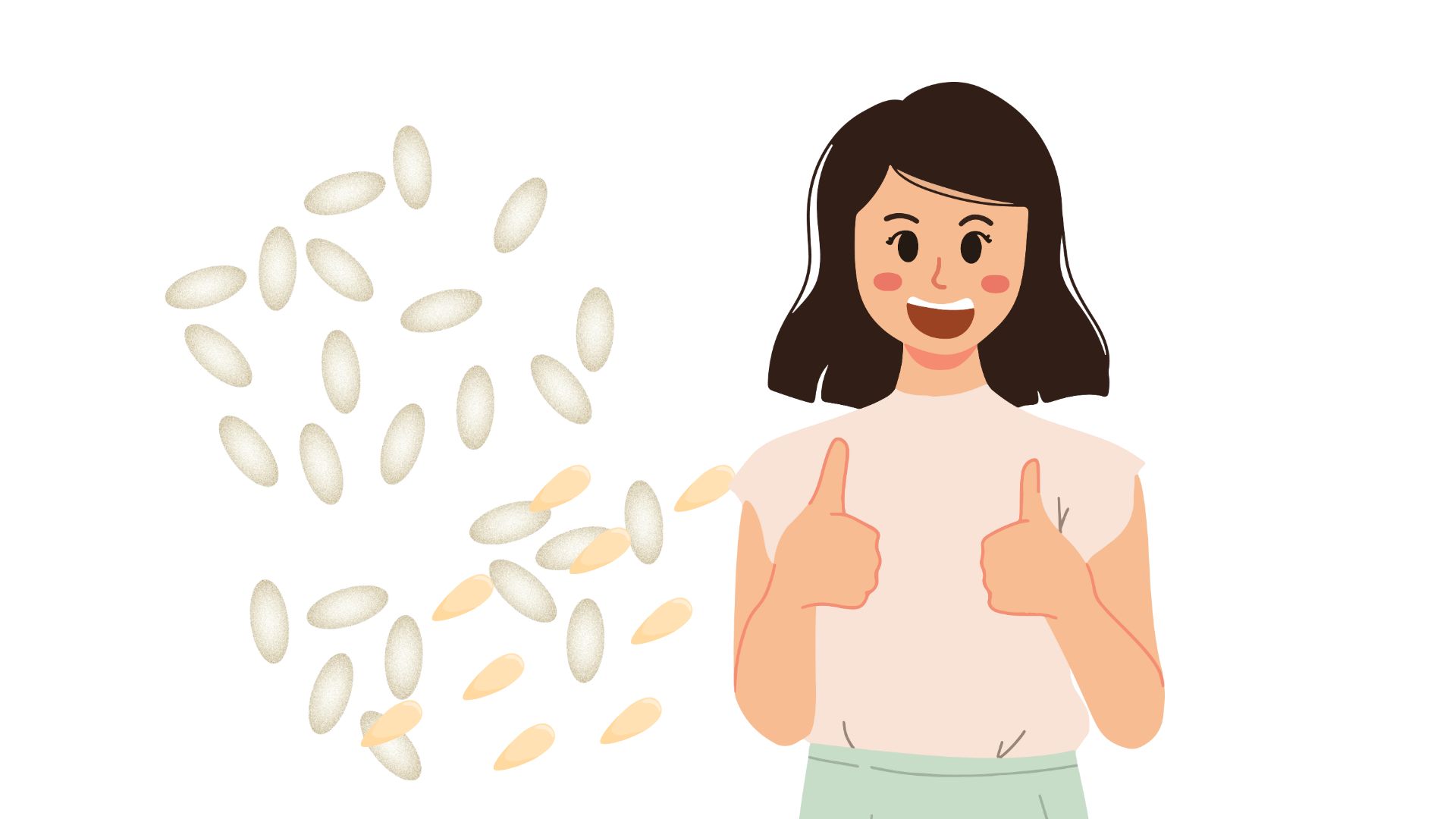 Eating white sesame seeds is good for your health. Graphics: Thanh Thanh