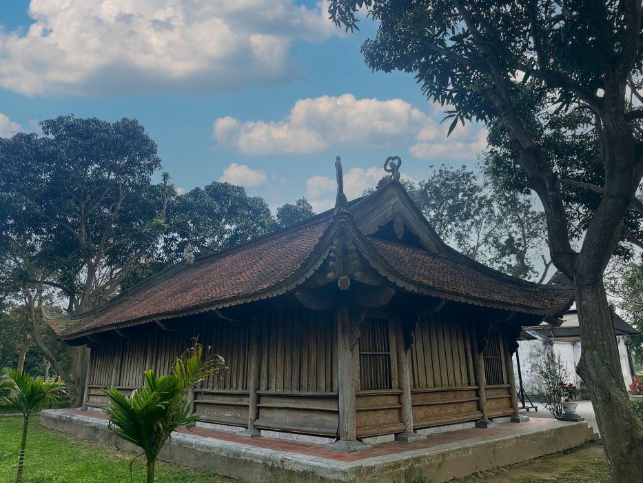 Một góc nhà thờ Đại thi hào Nguyễn Du. Ảnh: Tâm Phúc