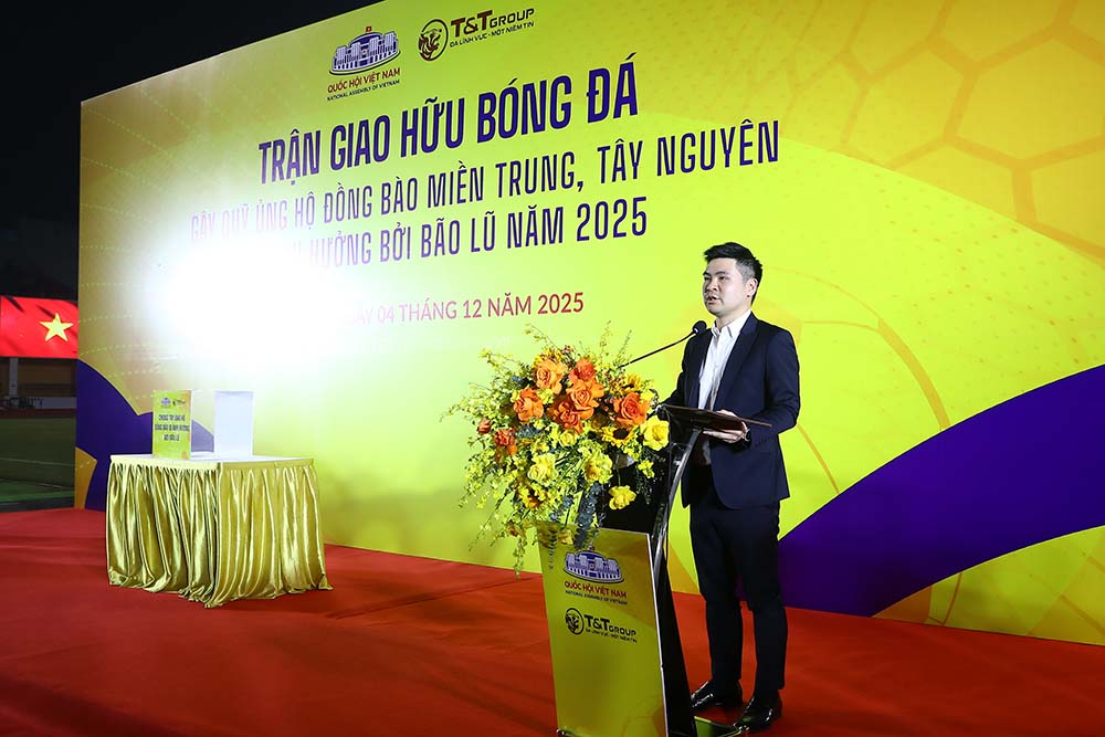 Pho Chu tich Tap doan T&T Do Vinh Quang phat bieu. Anh: T&T Group