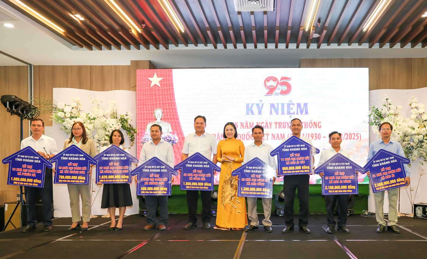 En los ultimos años el Frente de la Patria de la provincia de Khanh Hoa ha construido cientos de casas contribuyendo a estabilizar los medios de vida de las personas. Foto: Phuong Linh