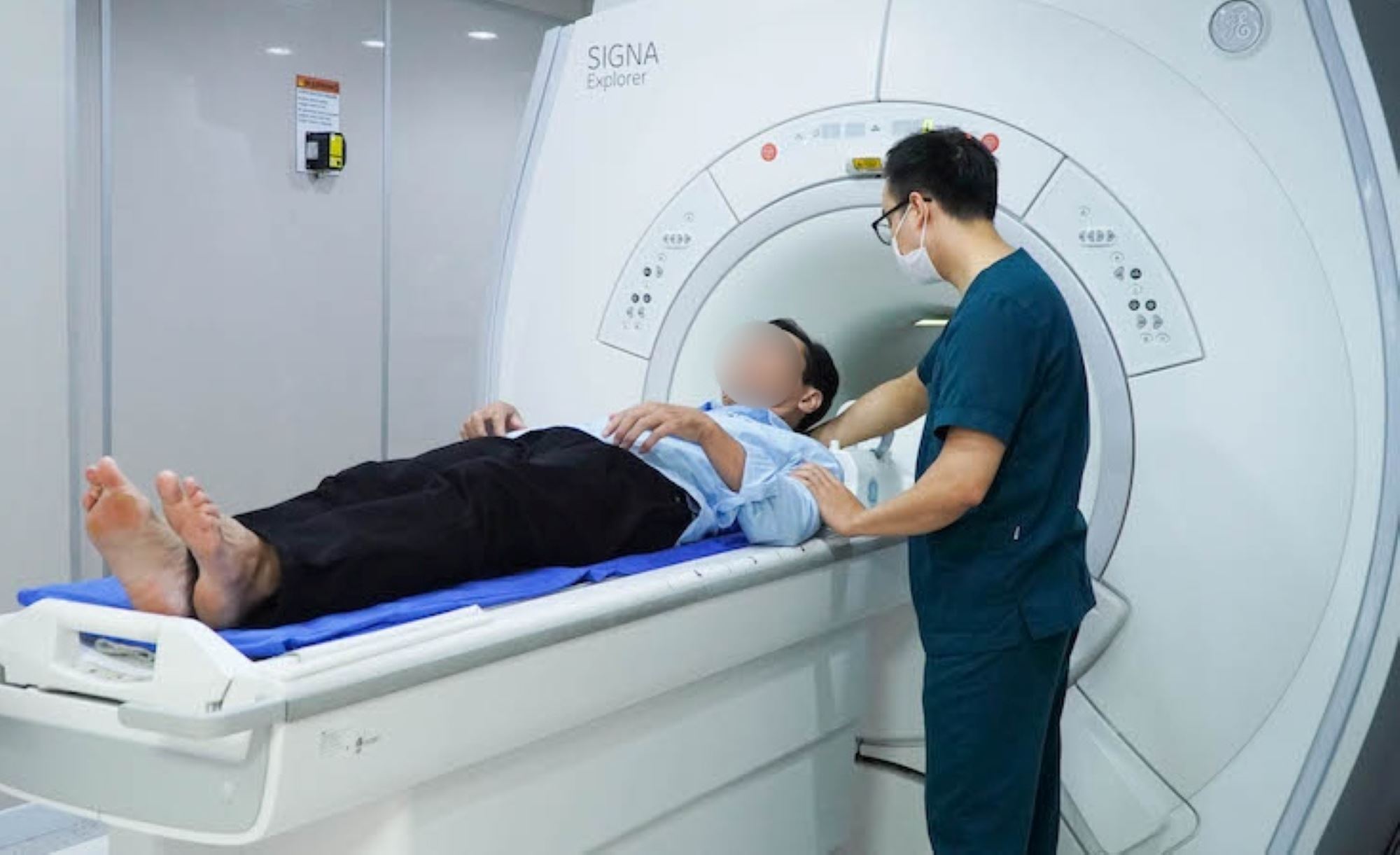 People go for lung screening. Photo: Provided by the hospital