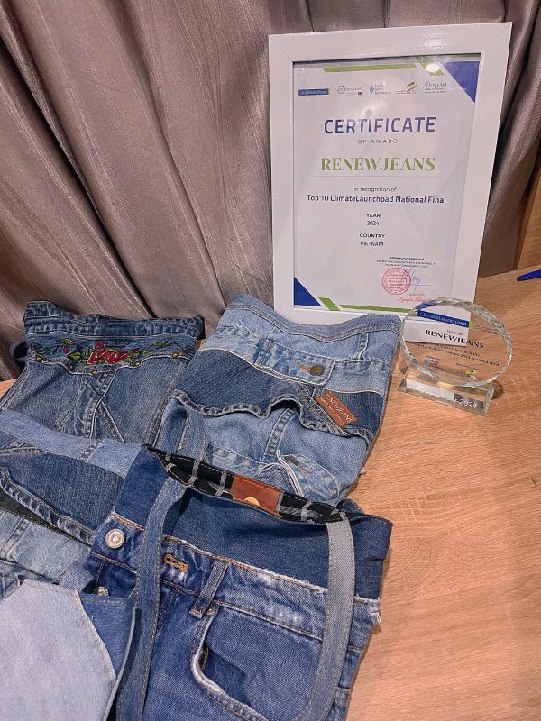 Mot so giai thuong Renewjeans da dat duoc. Anh: Nhan vat cung cap