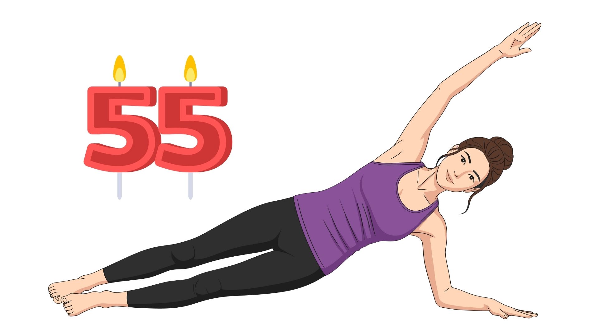 Side Plank is a morning exercise that can reduce muscle stiffness and increase strength after the age of 55. Graphics: Thanh Thanh