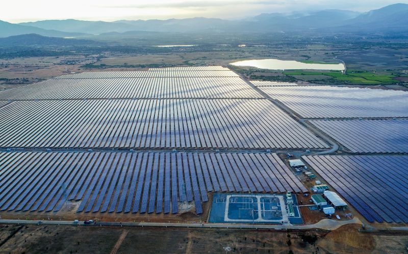 Cum nha may dien mat troi cua BIM Group tai Khanh Hoa. Anh: BIM Group