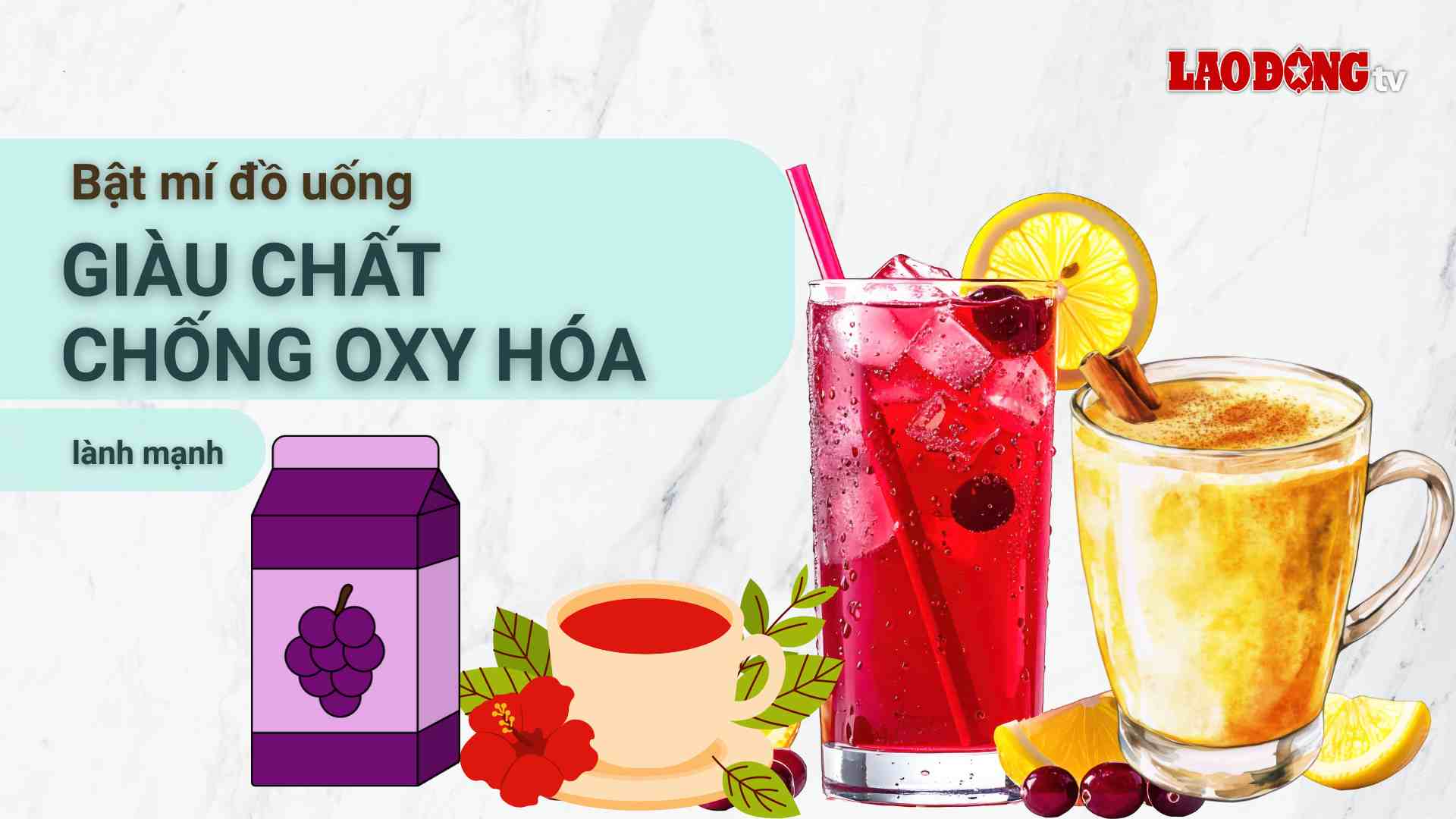 Revealing healthy antioxidant-rich drinks