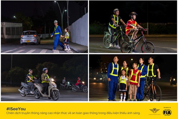 I See You - Chien dich truyen thong nang cao nhan thuc ve an toan giao thong khi di chuyen trong dieu kien thieu anh sang. Anh: I See You 2025