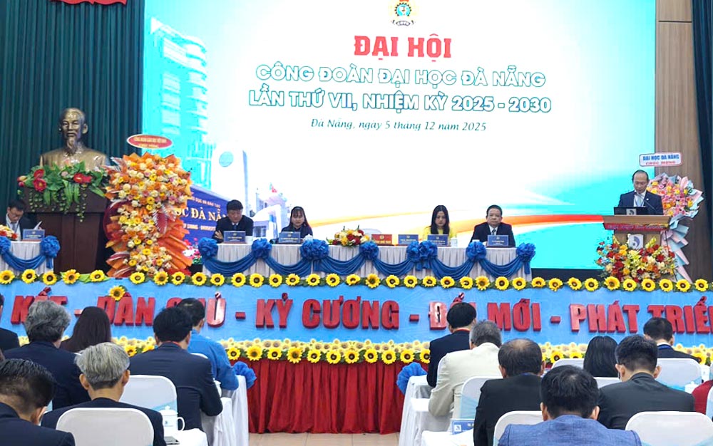 ダナン大学労働組合が第7回大会、任期2025年から2030年を開催。写真:トゥオン・ミン