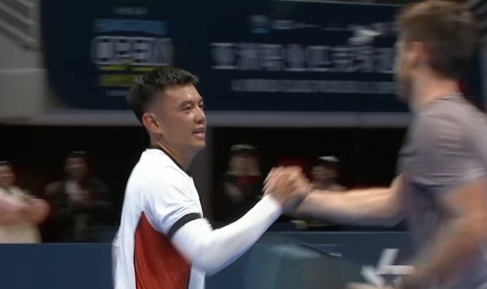 Ly Hoang Nam enters the PPA Tour Asia pickleball final. Photo: Cut from video