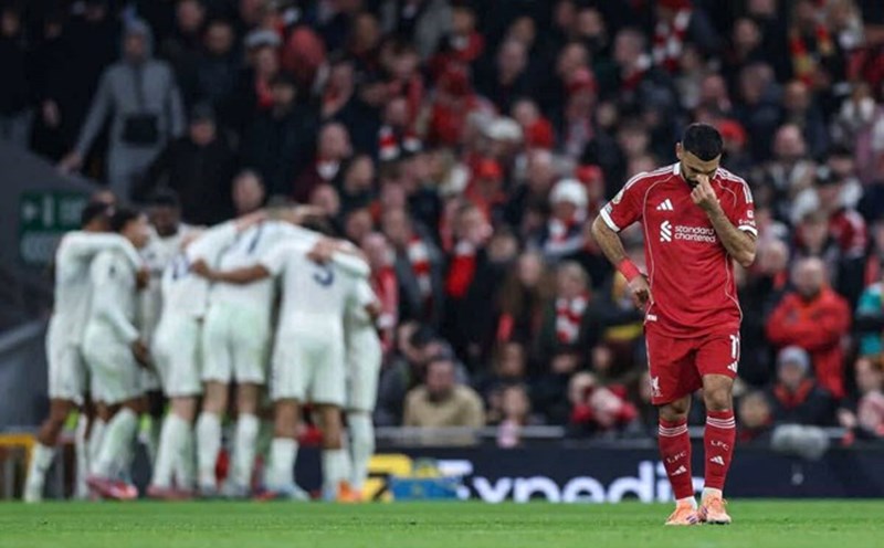 Nói đến Liverpool lúc này là nhắc tới sự thất vọng. Ảnh: AFP