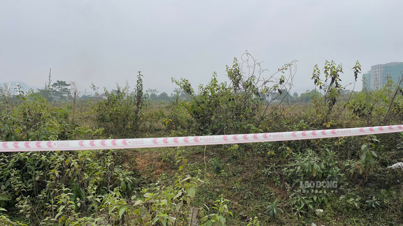 Khu vuc chuan bi cho le khoi cong da duoc giai phong mat bang. Anh: Dinh Dai